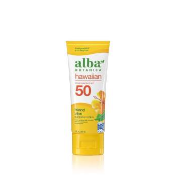 Alba Botanica Hawaiian Island Vibe Sunscreen Lotion - SPF 50 - 3oz
