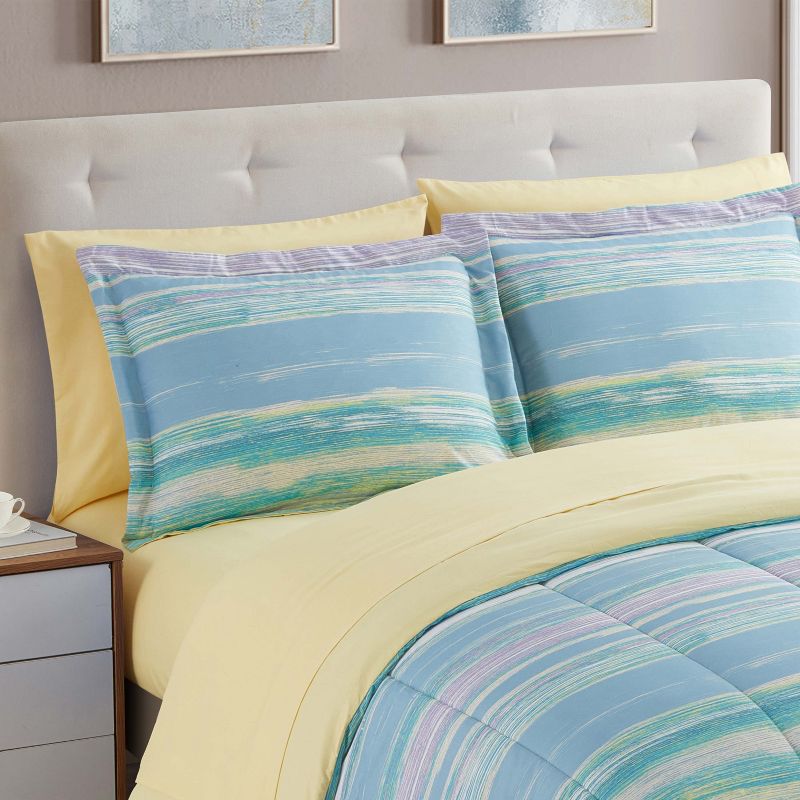 Bed-in-A-Bag Ultra Soft Printed Comforter and Sheet Set by Sweet Home Collection™, 3 of 7