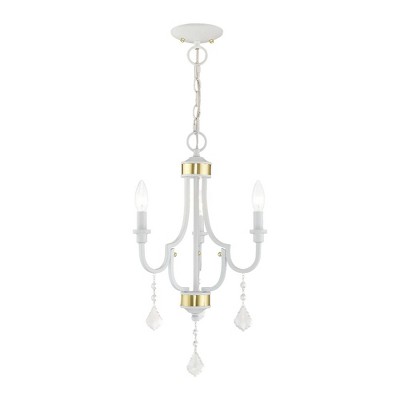 Livex Lighting Glendale 3 - Light Chandelier in  White