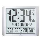 Marathon Super Jumbo Atomic Sleek & Stylish Wall Clock With Full Date display and 7 Time Zones