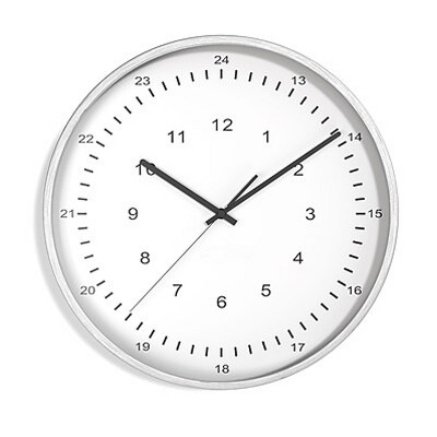 MyOfficeInnovations Essentials Wall Clock Metal 12 (UN57804) 24411461