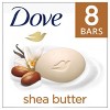 Dove Beauty Purely Pampering Shea Butter with Warm Vanilla Beauty Bar Soap - 8pk - 3.75oz each - image 2 of 4