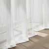 Lush Décor Milla Knitted Textured Sheer Window Curtain Panels Pearl White Pair 38x84 - 4 of 4