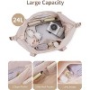 Narwey Puffer Gym Bag for Women Girls, Weekender Duffle Bag for Travel with Wet Pocket - 4 of 4