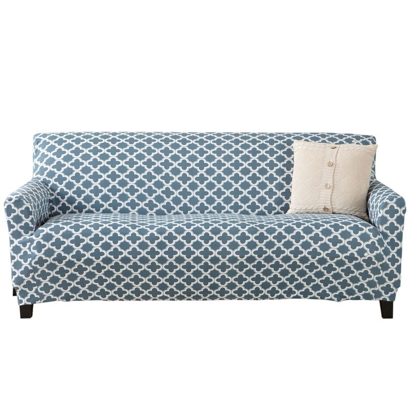 Great Bay Home Stretch Printed Washable Sofa Slipcover, 2 of 7