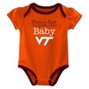 NCAA Virginia Tech Hokies Infant Girls' 3pk Bodysuit - 2 of 4
