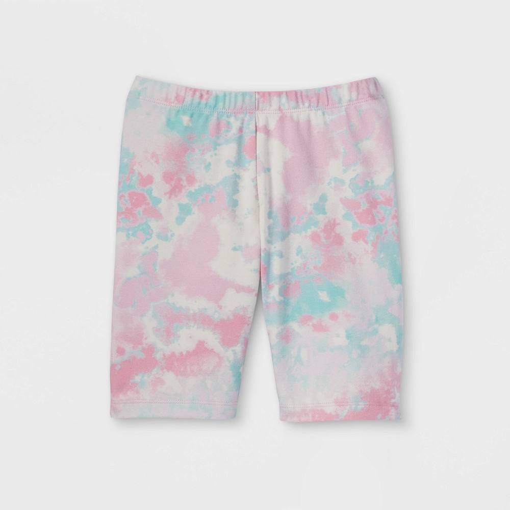 Girls' Mid-Rise Bike Shorts - Cat & Jack Off-White XL