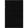 Unique Loom Solid Shag Solid Indoor Woven Area Rug - 2 of 4