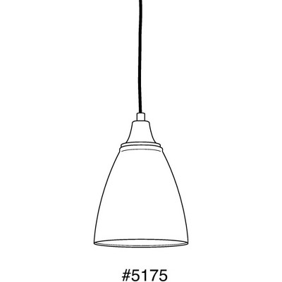 Brushed Nickel 9W LED Mini Pendant Light
