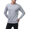 Pro Club Men's Relaxed Fit Comfort Cotton Long Sleeve Crew Neck T-Shirt - 3 of 4