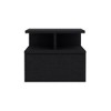 CENGHU Floating Nightstand, Modern Sideboard Decorative Storage Cabinet with Drawer, End Table, Side Table, Open Top Shelves for Bedroom - 3 of 4