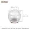 Unique Bargains Non-Slip Furniture Chair Leg Cover Caps for Hardwood Floors 16 Pcs - 2 of 4