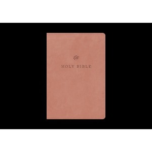 ESV Large Print Compact Bible (Trutone, Blush Rose) - (Leather Bound) - 1 of 1
