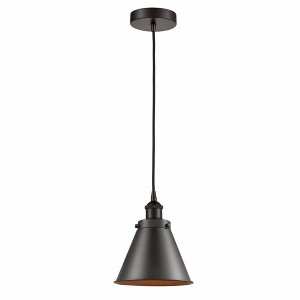 Appalachian - 1 Light Cord Hung Mini Pendant In Modern Style-9.88 Inches Tall and 8 Inches Wide - 1 of 1