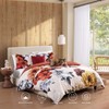 Bebejan Carnelian Flora 100% Cotton 5-Piece Reversible Comforter Set - 2 of 4