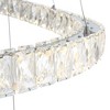 Possini Euro Design Ellyria Chrome Pendant Light 30 3/4" Wide Modern LED Twirled Clear Crystal Glass for Dining Room House Kitchen Island Entryway - 3 of 4
