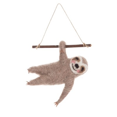 Gallerie II Felt Sloth Ornament