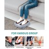 Nekteck Foot Massager with Heat - Shiatsu Electric Kneading for Plantar Fasciitis - Infrared & Power Cord - Gray - 4 of 4