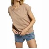 Women's Wo's Raw Edge Roll Up Top - GILLI - 2 of 2