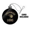 Lindenwood University Lions Logo Acrylic Christmas Tree Holiday Ornament - 3 of 4