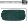 Waterford Tufted Bath Rug, Extra Soft and Absorbent, Non-Slip Bath Mats, Machine Washable bath rugs for Bathroom, 10x22 Tank Lid Cover, Bottle Green - 3 of 4