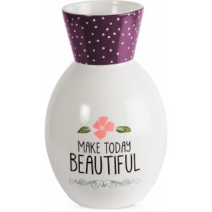 Pavilion Gift Company - Beautiful - 6.5" Ceramic Vase - Decorative Vases - 1 of 4