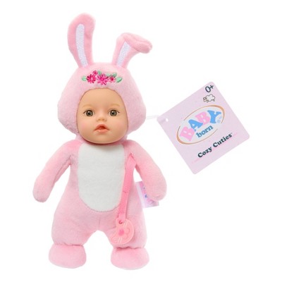 BABY Born Cozy Cuties Soft Baby Doll - Bunny, Gray Eyes