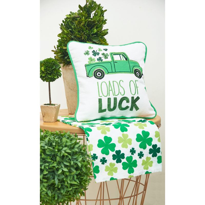 C&F Home Loads Of Luck Embroidered 10 X 10 Inch Throw Pillow St. Patrick's Day Decorative Accent Covers For Couch And Bed, 2 of 5