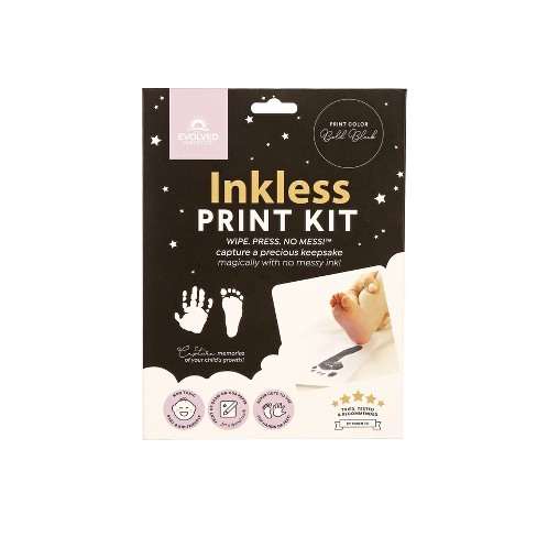 Keababies 4pk Inkless Hand And Footprint Kit, Ink Pad For Baby