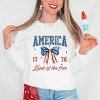 Simply Sage Market America Land of the Free Coquette Sweatshirt - 2 of 4