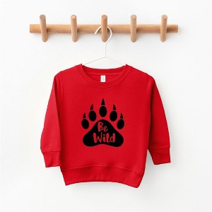 The Juniper Shop Be Wild Bear Paw Toddler Graphic Sweatshirt - 1 of 2