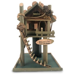 Zingz Home Tree House Bird Feeder 7.5x7.75x12" - 1 of 4