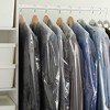 Juvale 50 Pack Clear Plastic Garment Bags for Hanging Clothes, Dry Cleaning Bags for Suits, Shirts, Dresses, 21 x 40 In - 2 of 4