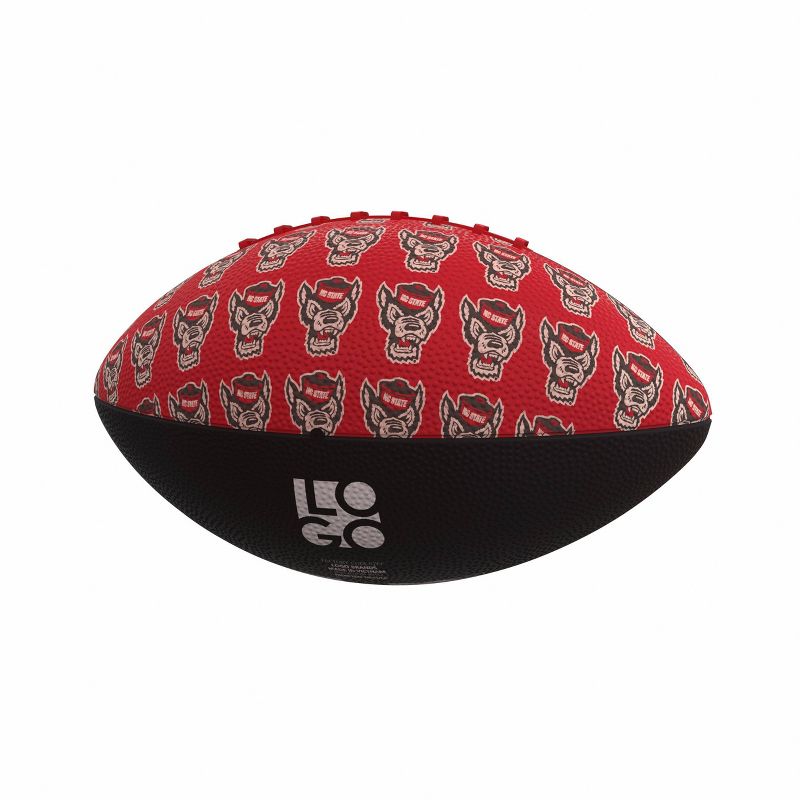 NCAA NC State Wolfpack Mini-Size Rubber Football, 3 of 4