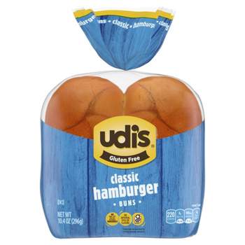 Udi's Gluten Free Frozen Hamburger Buns - 10.4oz