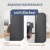Awesome Home  100% Blackout Cotton Blend Thermal Grommet Curtains, 2 Panels - 4 of 4