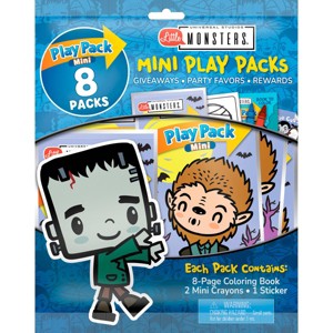 Bendon Lic 8ct Universal Little Monsters Mini Play Packs - 1 of 4