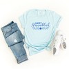 Simply Sage Market Women's Happy Hanukkah Blue Short Sleeve Graphic Tee - image 3 of 3