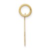 Black Bow Jewelry 14k Yellow Gold Sweet 16 Disc Charm or Pendant, 13mm - 2 of 4