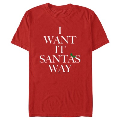 Men's Backstreet Boys I Want It Santa's Way T-shirt - Red - X Large ...