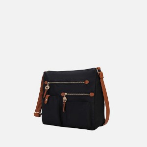 MKF Collection Serena Color-Block Nylon Women’s Shoulder Bag by Mia K - 1 of 4