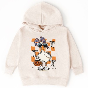 The Juniper Shop Halloween Goose Toddler Hoodie - 4T - Natural - 1 of 4