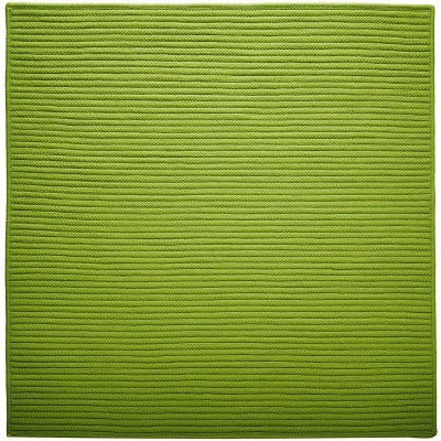 Colonial Mills Simply Home Solid Area Rug - Bright Green 6' square