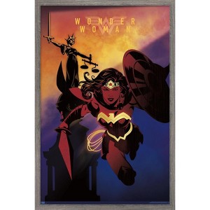Trends International DC Comics: Dark Artistic - Wonder Woman Framed Wall Poster Prints - 1 of 4