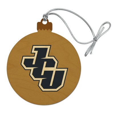 John Carroll University Secondary Logo Wood Christmas Tree Holiday Ornament