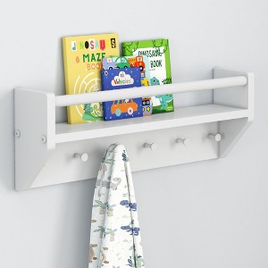 Max & Lily Wall Shelf with Pegs - 1 of 4