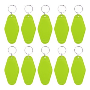 Unique Bargains Blank Vintage Motel Keychain for DIY Ornament Luggage Labels - 1 of 4