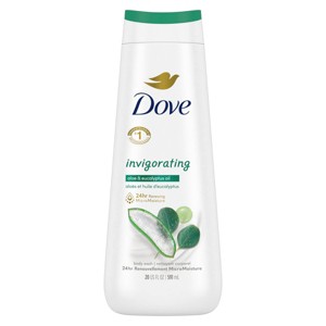 Dove Invigorate Body Wash - Aloe & Eucalyptus Oil 24hr Lotion-Soft Skin - 20 fl oz - 1 of 4