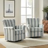 Julia Transitional Swivel Rocker Chair with Removable Backrest Set of 2|ARTFUL LIVING DESIGN-SPRING - 2 of 4