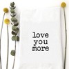 2pk Cotton Mr. and Mrs. Kitchen Towels - Wildwood Landing: Wedding Gift, Typography, 100% Cotton, 30"x30" - 3 of 4